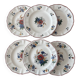 Set of 6 dessert plates Sarreguemines – Agreste model - earthenware