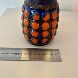 Upcycled table lamp from West Germany, Pop-Art vase by Bay Keramik