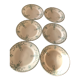 Antique opaque porcelain plates from gien "venice"