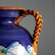 Ancient amphora in majolica, Taccini manufacture, Italy, 20th century.