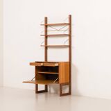 Poul Cadovius free standing wall unit for Cado, 1960s