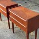 Vintage Danish teak bedside tables, 1964, set of 2
