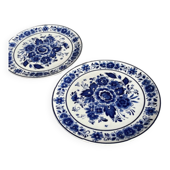 Antique Royal Delft Blue Plate