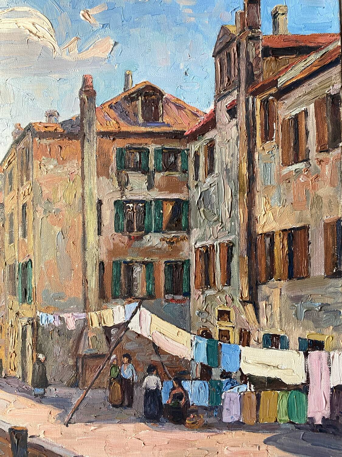 Mediterranean port landscape by Dulac