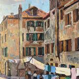 Mediterranean port landscape by Dulac
