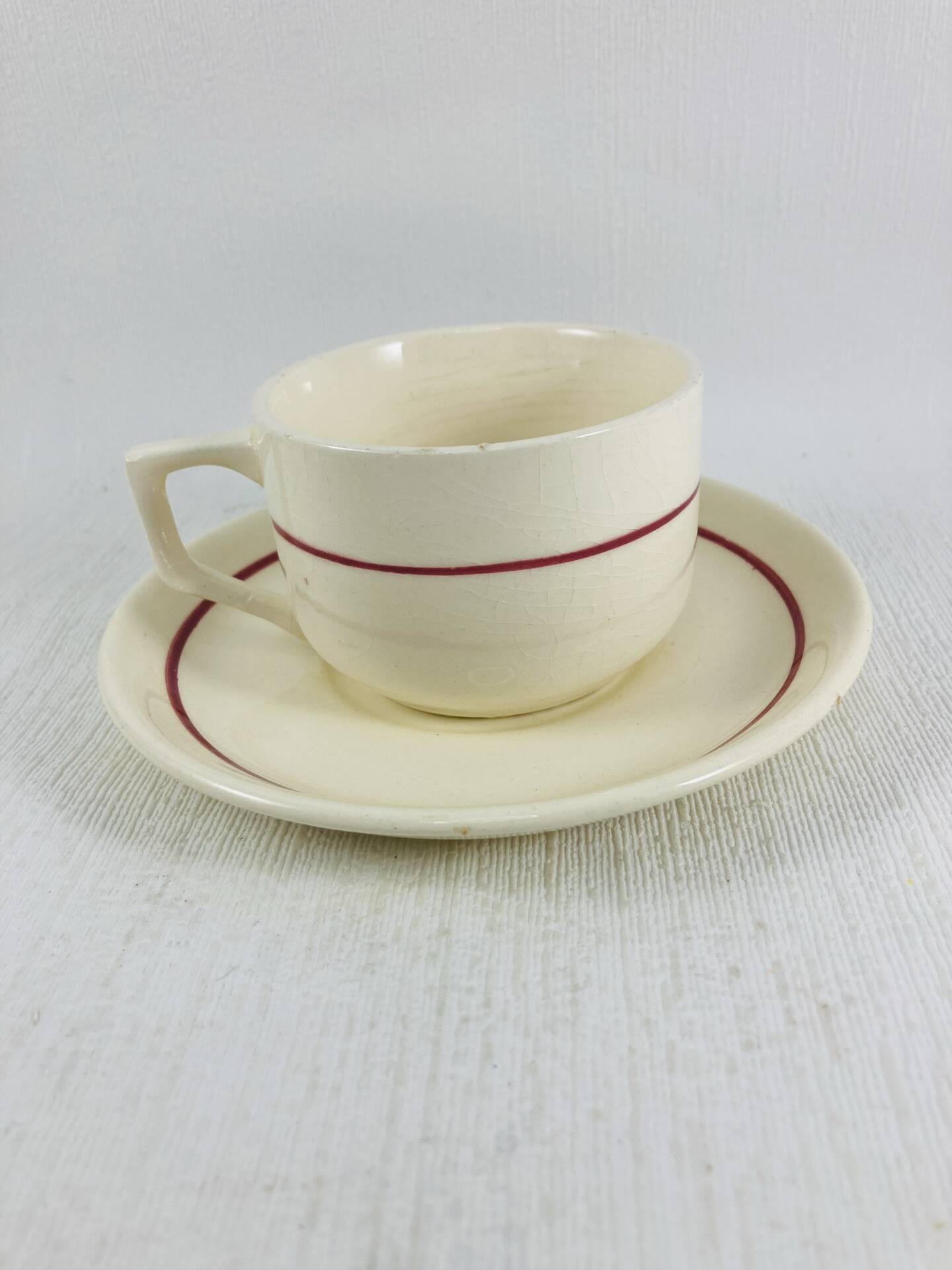 Old Cups and Saucers Badonviller Model Monique