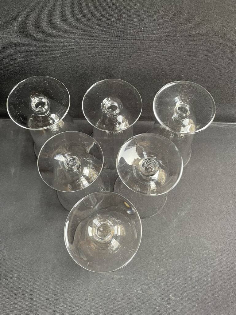6 Baccarat water glasses Meurcie service – Art Deco