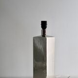 Italian design lamp in chrome ceramic