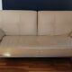 Canapé cuir beige smala de chezcinnz