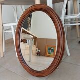 Vintage solid wood mirror