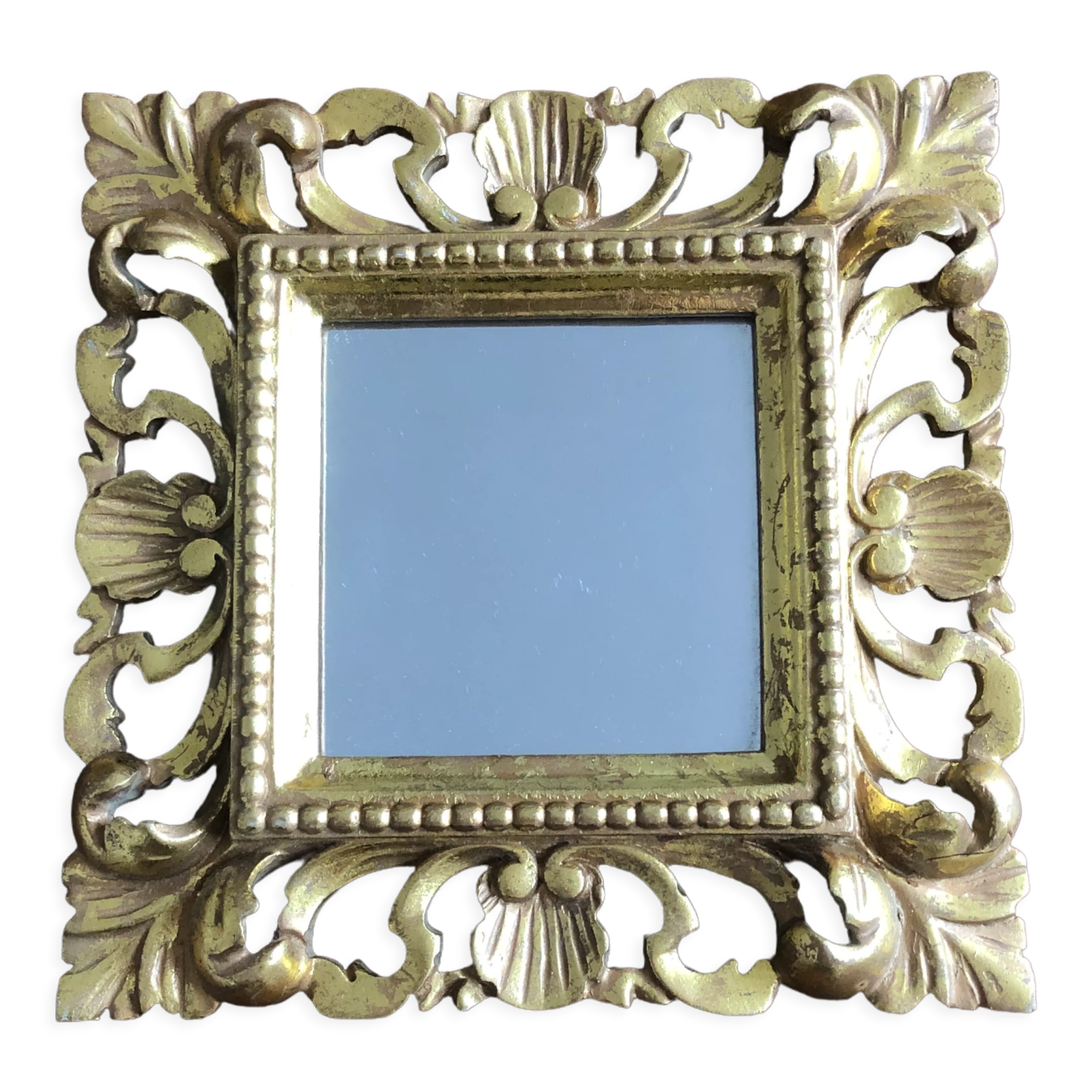 Gilded baroque mirror