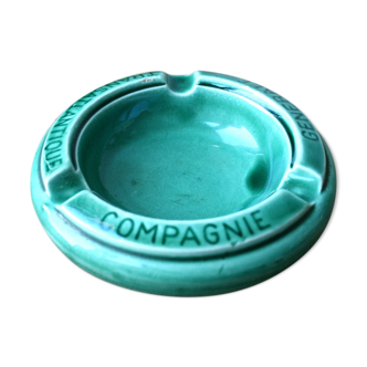 Green ashtray Compagnie Générale Transatlantique