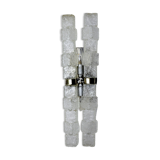 Murano wall lamp, frosted ice cubes, Italy, 1970