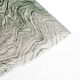 Vintage dining table in green and white veined marble. Completely restored. Italy, 90's