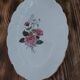 Ravier in earthenware L'Amandinoise decoration pink flowers
