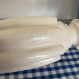 Lampe en bois sculpté Blanc d’Ivoire