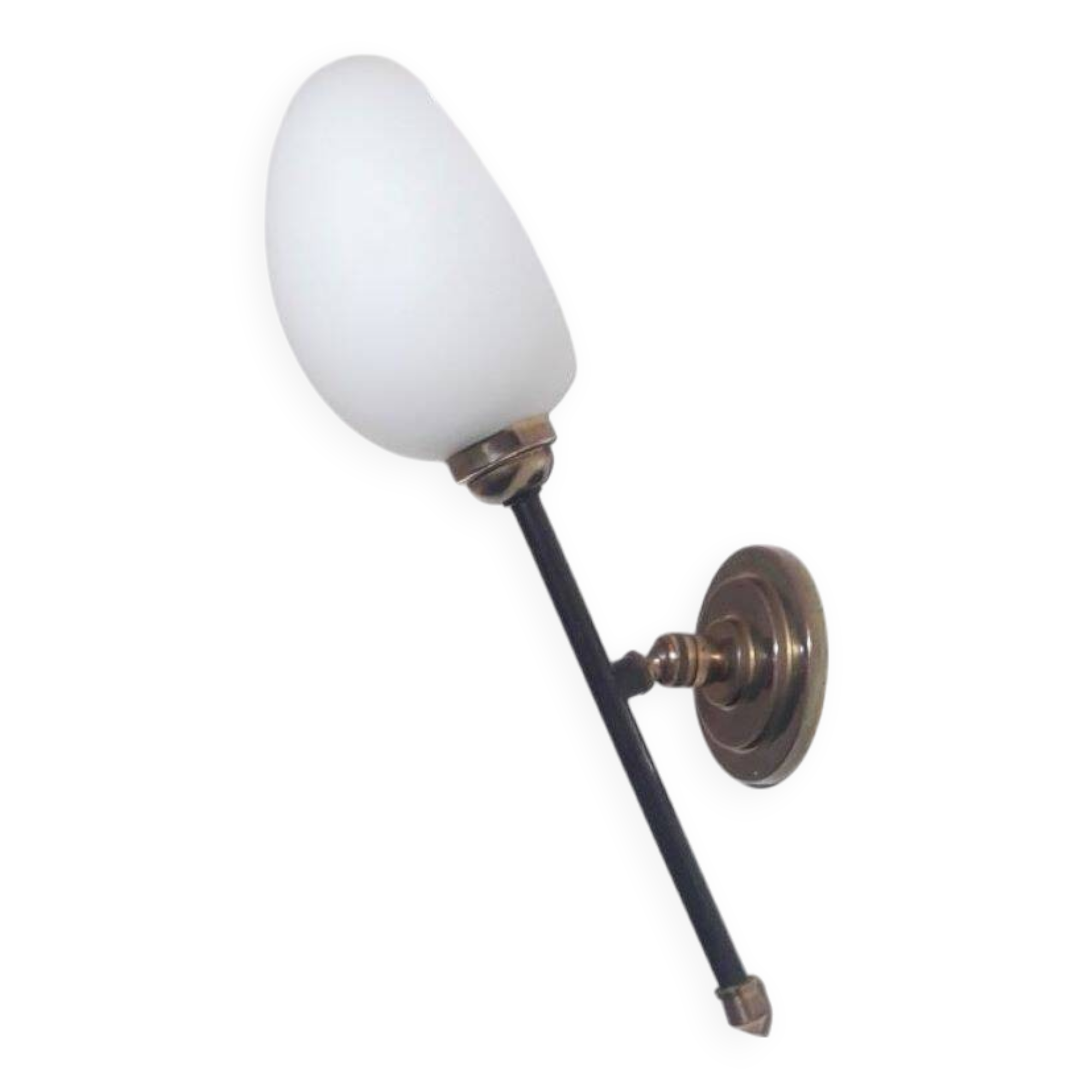 1950 Lunel articulated torchiere wall light