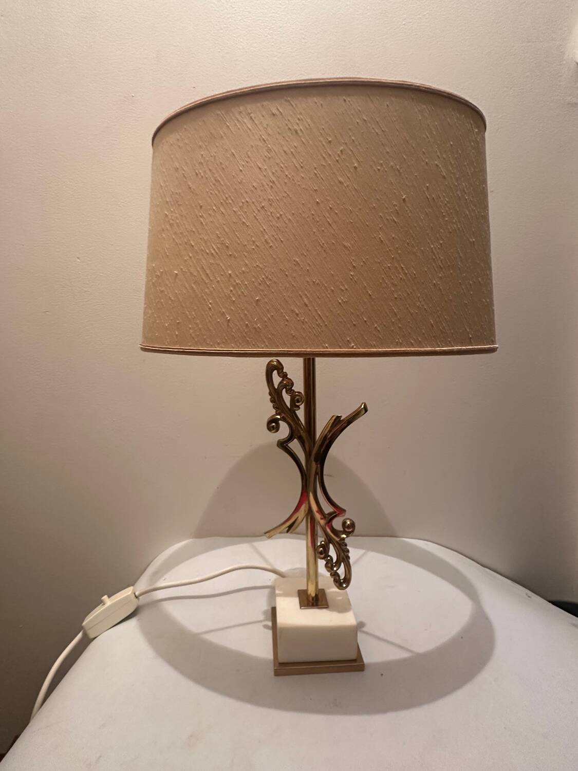 Naturalistic decorative lamp attributed to Maison Charles/Jansen.