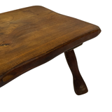 Vintage brutalist stool side table minimalistic