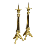 Pair of neo-Gothic candlesticks.