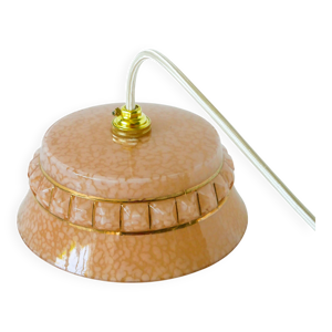 Suspension en verre de - rose