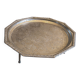 Vintage oriental silver-plated tea tray – Ø 60 cm
