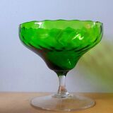 Green Empoli glass cup