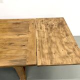 Extendable oak table, 1950s