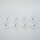 The set of Venise Saphir glasses, French design, 1970s, manufactured by Cri