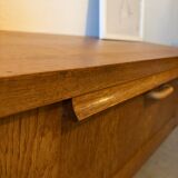 Enfilade basse vintage en chêne