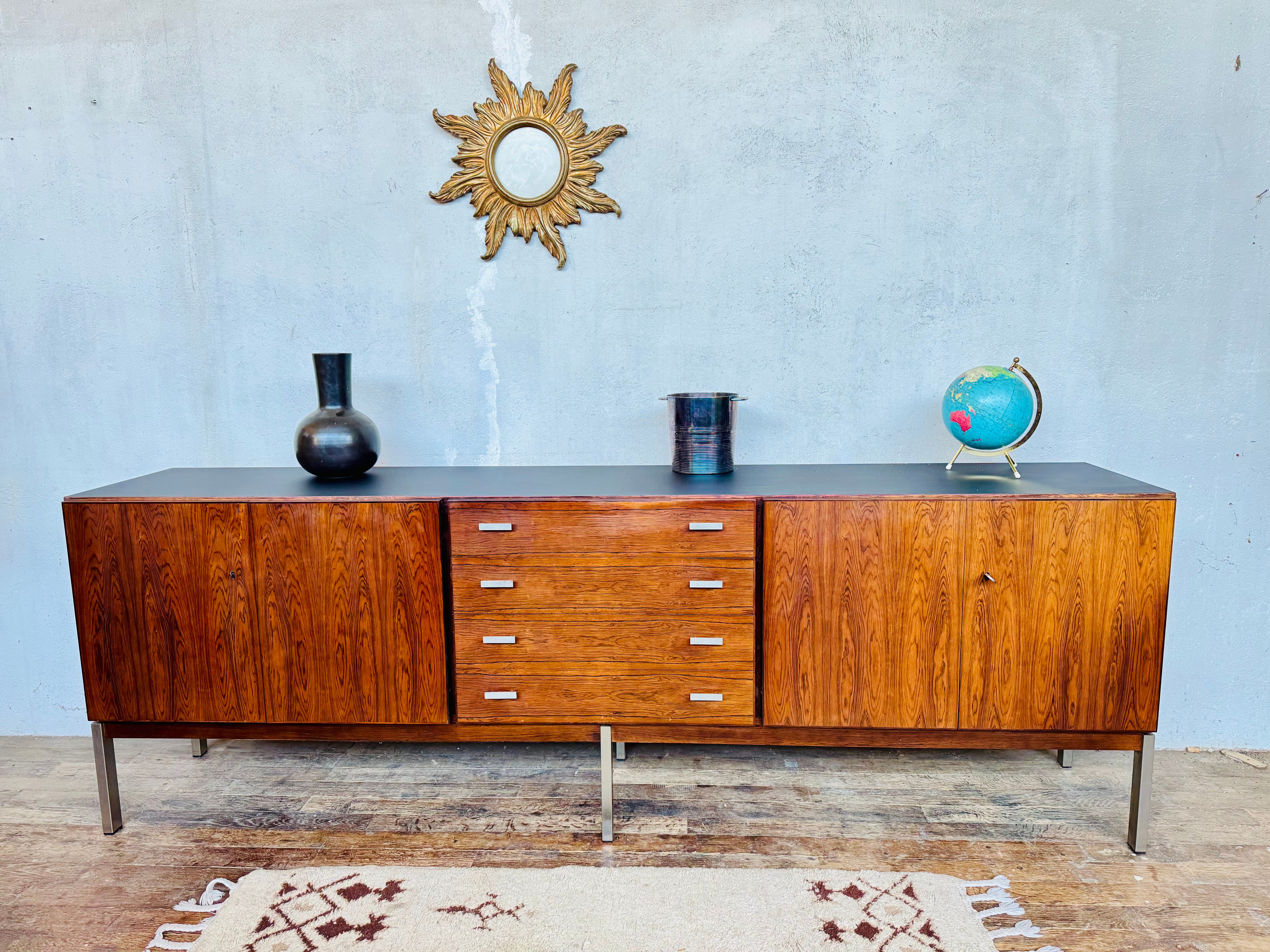 Vintage rosewood sideboard 250 cm long