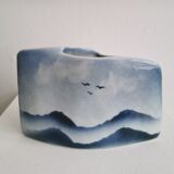 Vase 1970 in free-form porcelain