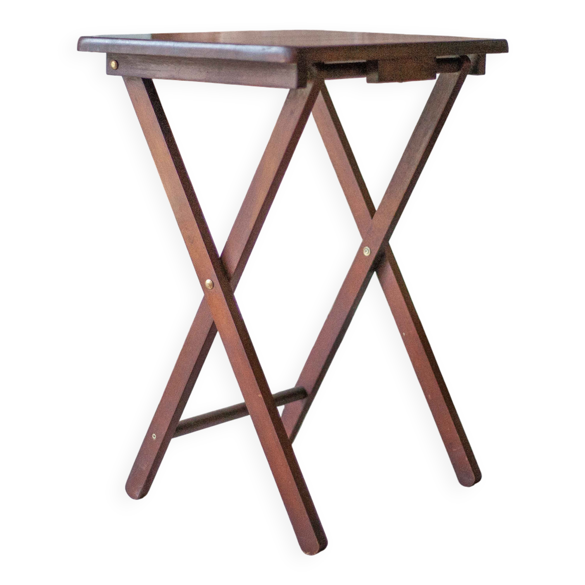 Table d'appoint pliante en bois