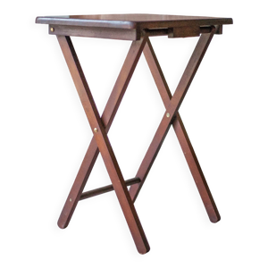 table d'appoint pliante - bois