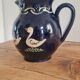 Alsace enamelled stoneware pitcher