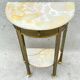Gilded brass console