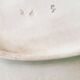 Rare and exquisite oval asparagus dish in Barbotine earthenware (majolica).