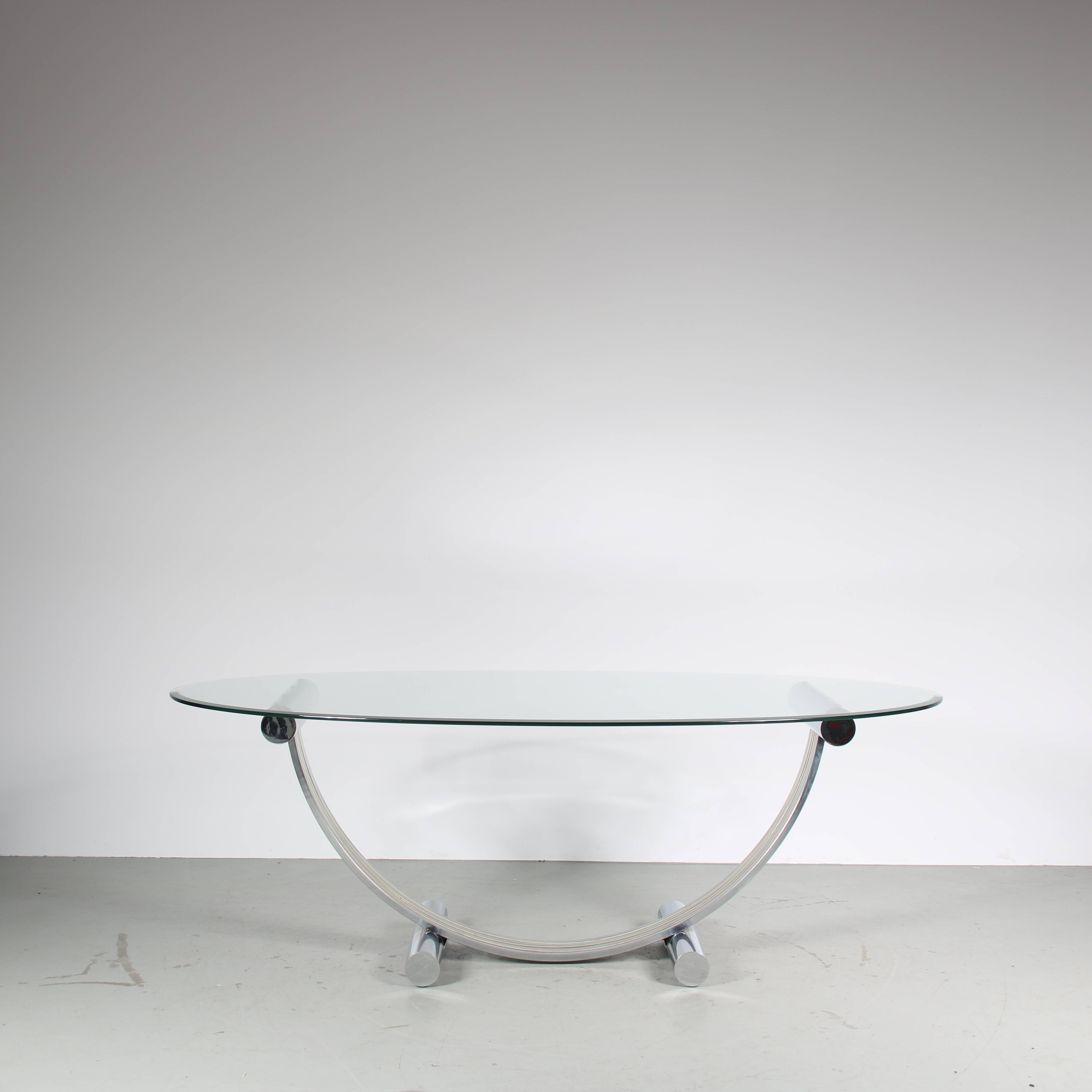 1970s Romeo Rega dining table from Italy