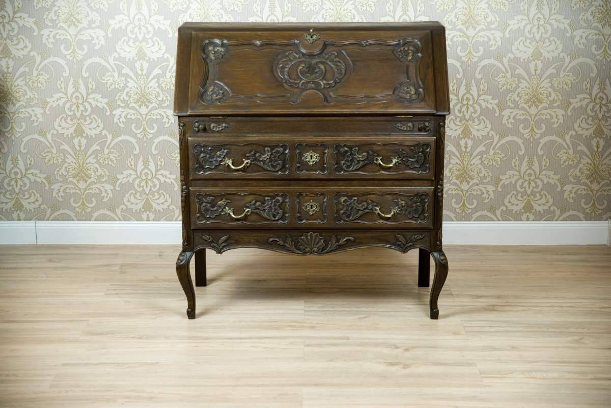 Vintage Writing Desk in Neo-Rococo Forms, 1950s