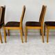 4 chaises vintage 1960