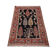 Tapis persan persan vintage fait main- 132x162cm