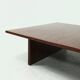 Large Bamboo and Wood Coffee Table Attributed to Axel Vervoordt 1980s