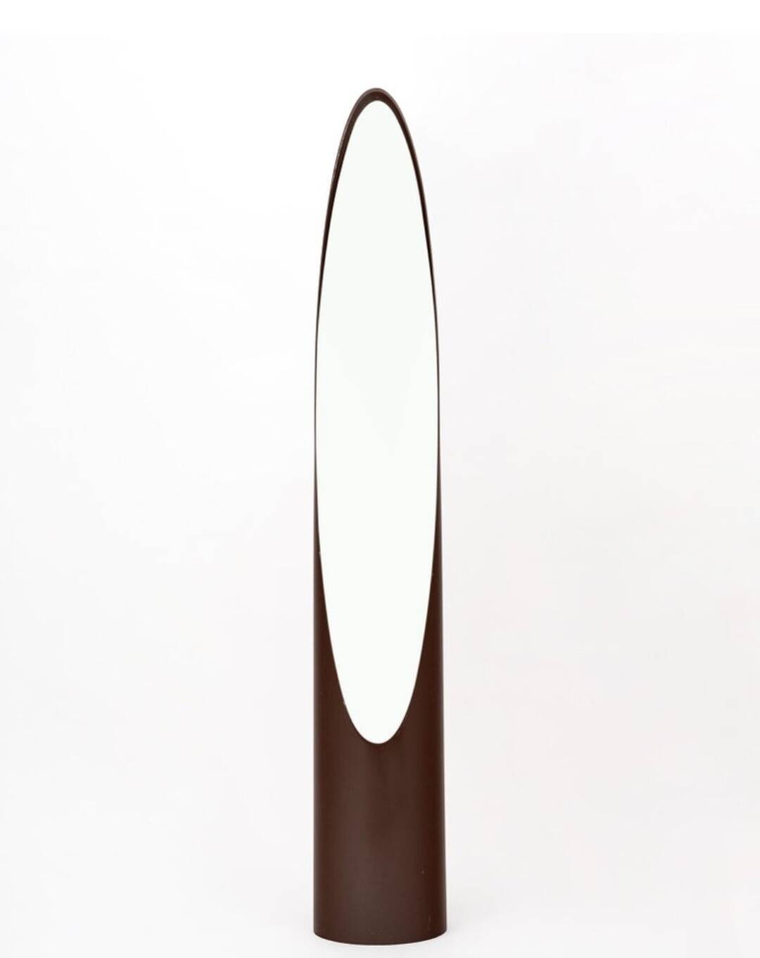 Specchio Space age Unghia di Rodolfo Bonetto 1970 per Sormani