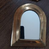 Moroccan brass mirror, set of 4