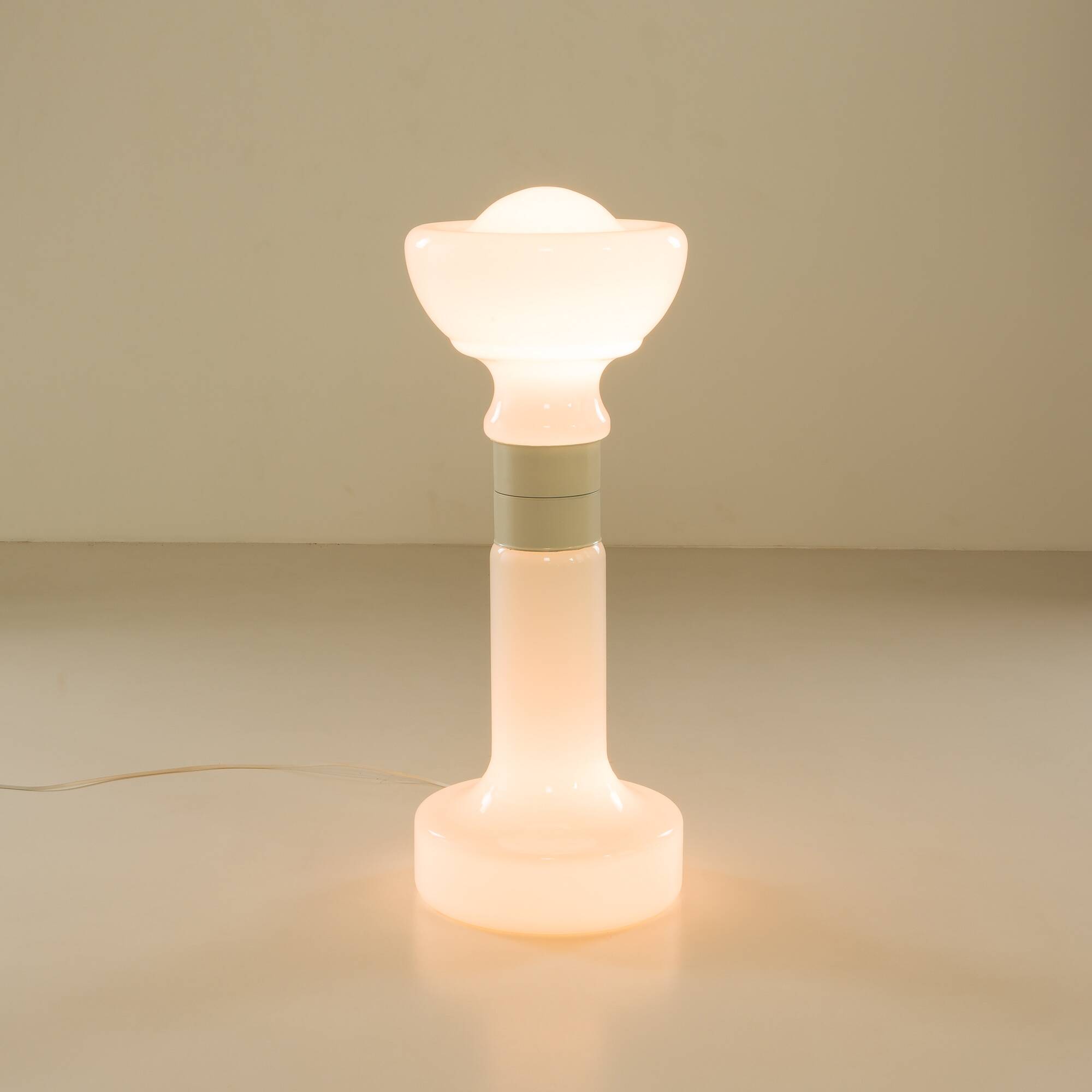 Lampdaire Murano attribuée à Mazzega, Italie, années 1970