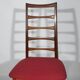 Lot de 6 chaises de salle à manger en teck de design danois des années 1960 par Nils Koefoed – Modèle LIS