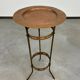 Brass side table from the Vienna Secession by Josef Hoffmann