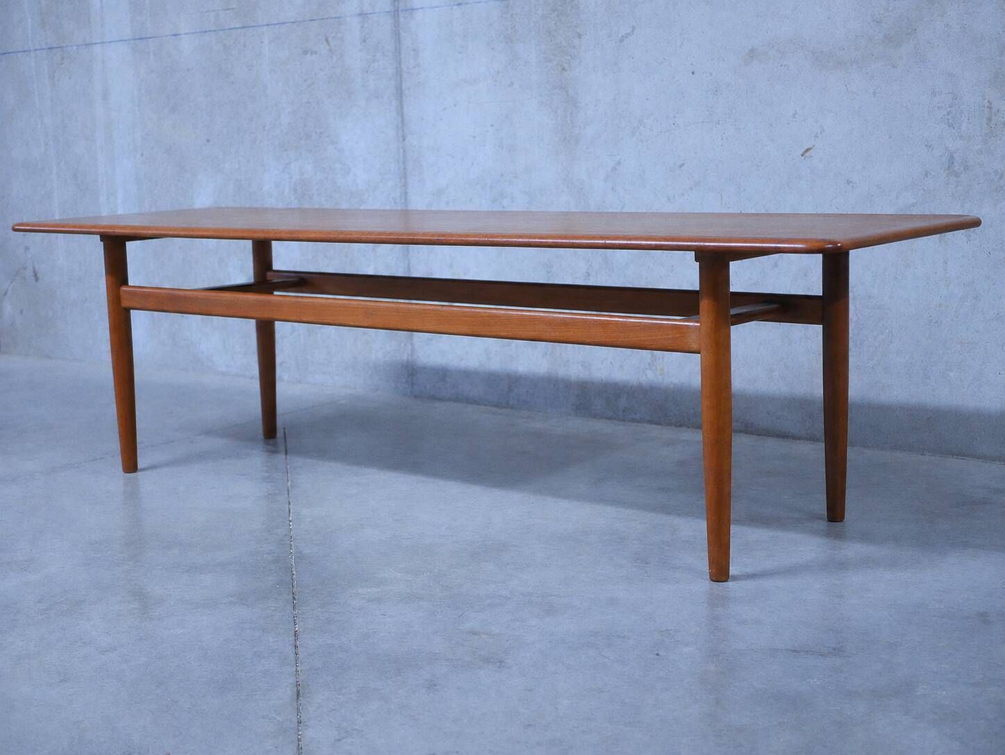 Very large teak coffee table by Kurt Ostervig - Vintage 1960s 1970s
