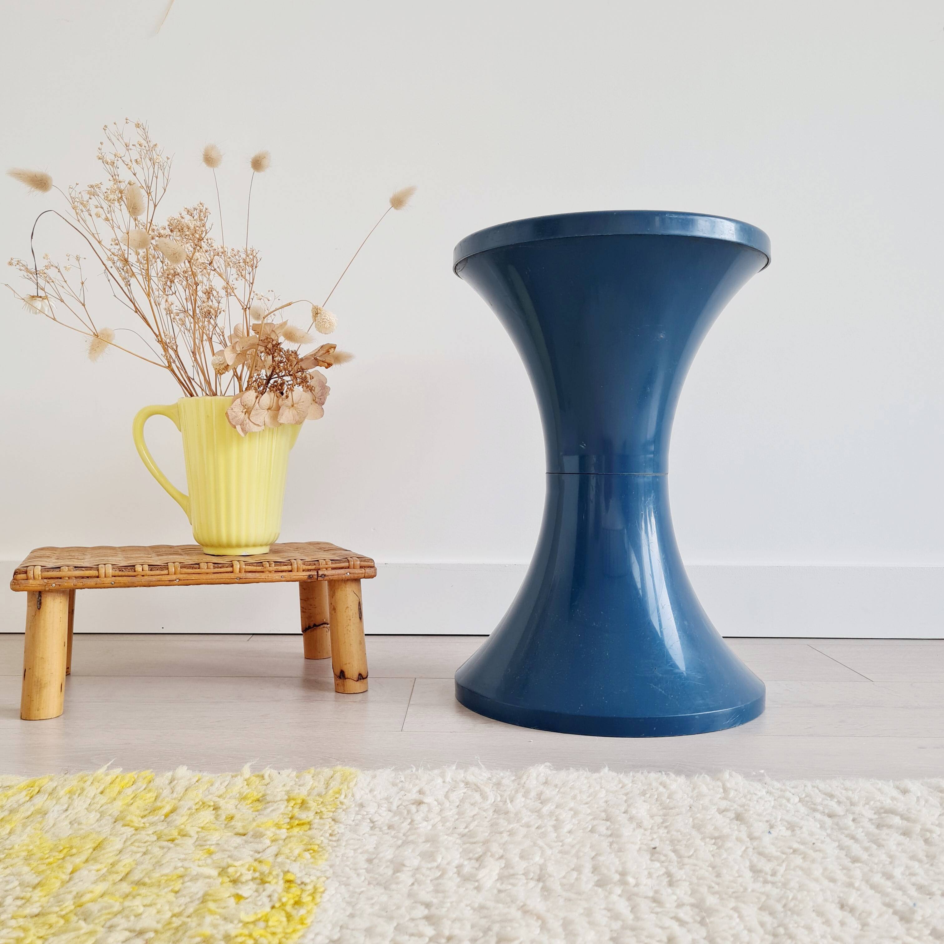 Blue Tam Tam Stool
