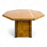 Table en ronce de noyer de Jean Claude Mahey